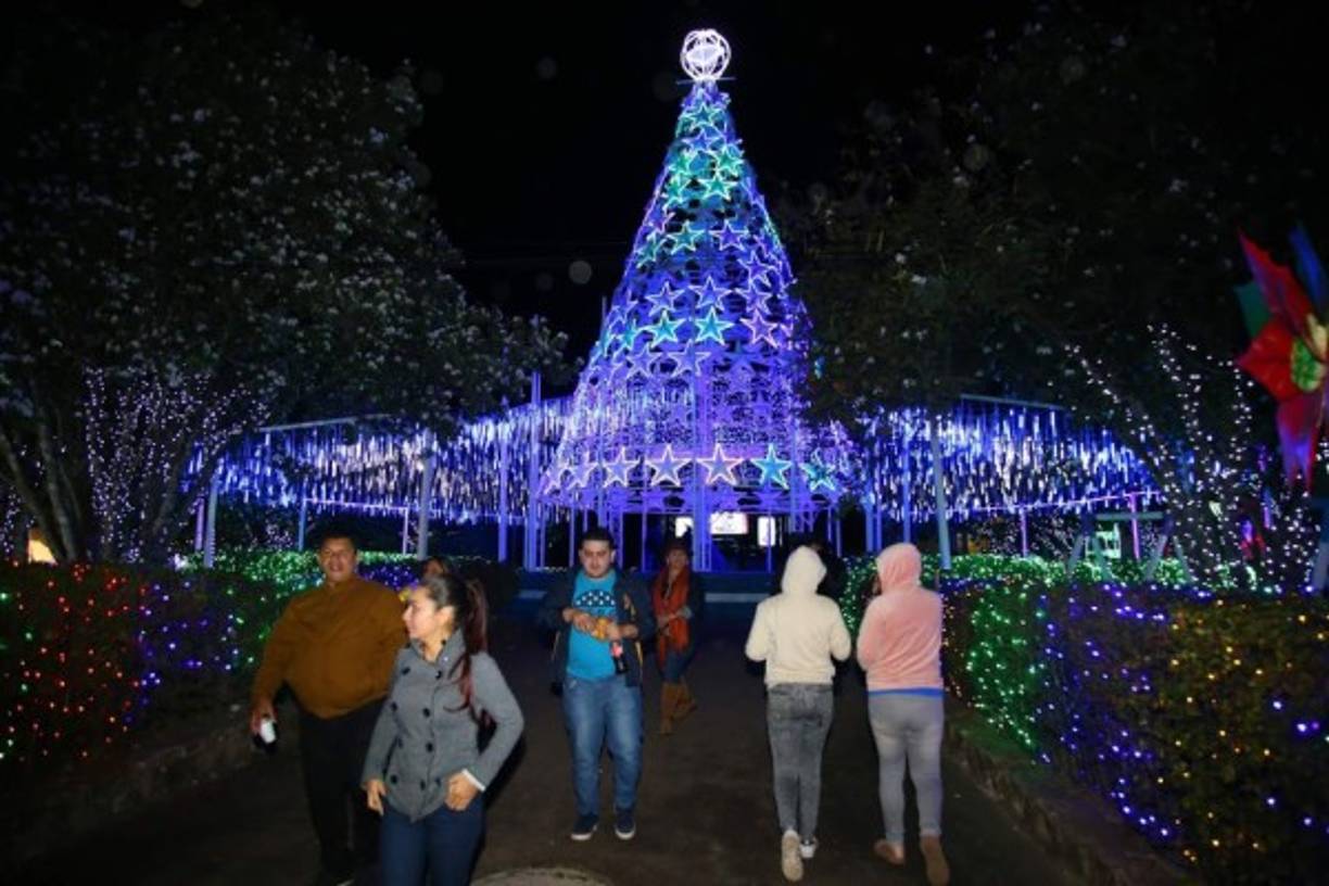 Un nuevo concepto de árbol navideño que fue elaborado en una estructura metálica de 10 metros de largo y seis de ancho, más de 100 mil luces led y una decoración con estrellas que son coronadas por el mapa de Honduras como punto focal. El gobierno de Taiwán donó 50,000 dólares para que se construyera.