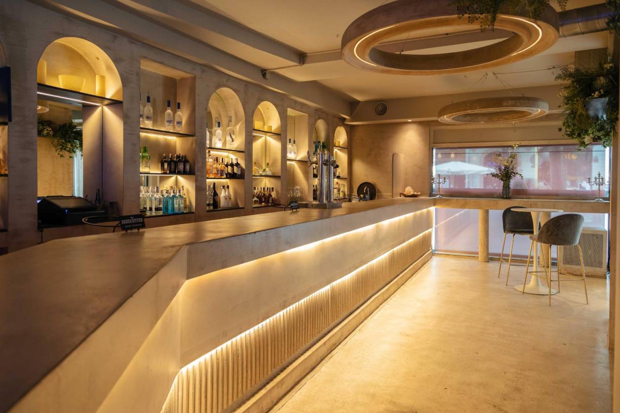 La barra donde Piqué y Clara Chía Marti iniciaron su primera conversación. 