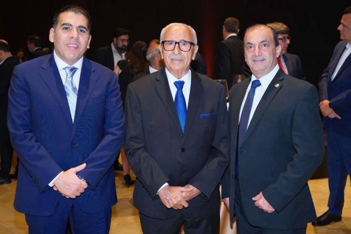 Mario Faraj y Fouad Faraj junto a José Jaar
