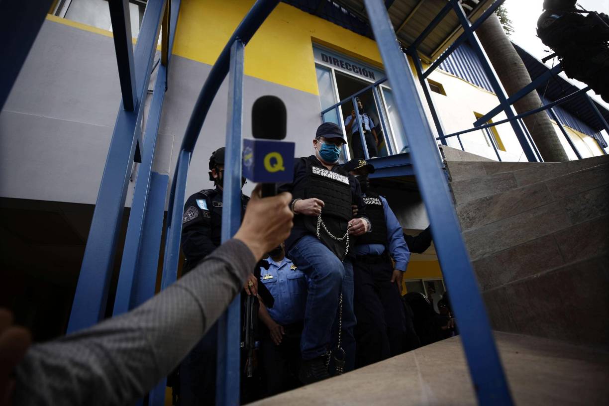 Fotos inéditas de la captura de Juan Orlando Hernández