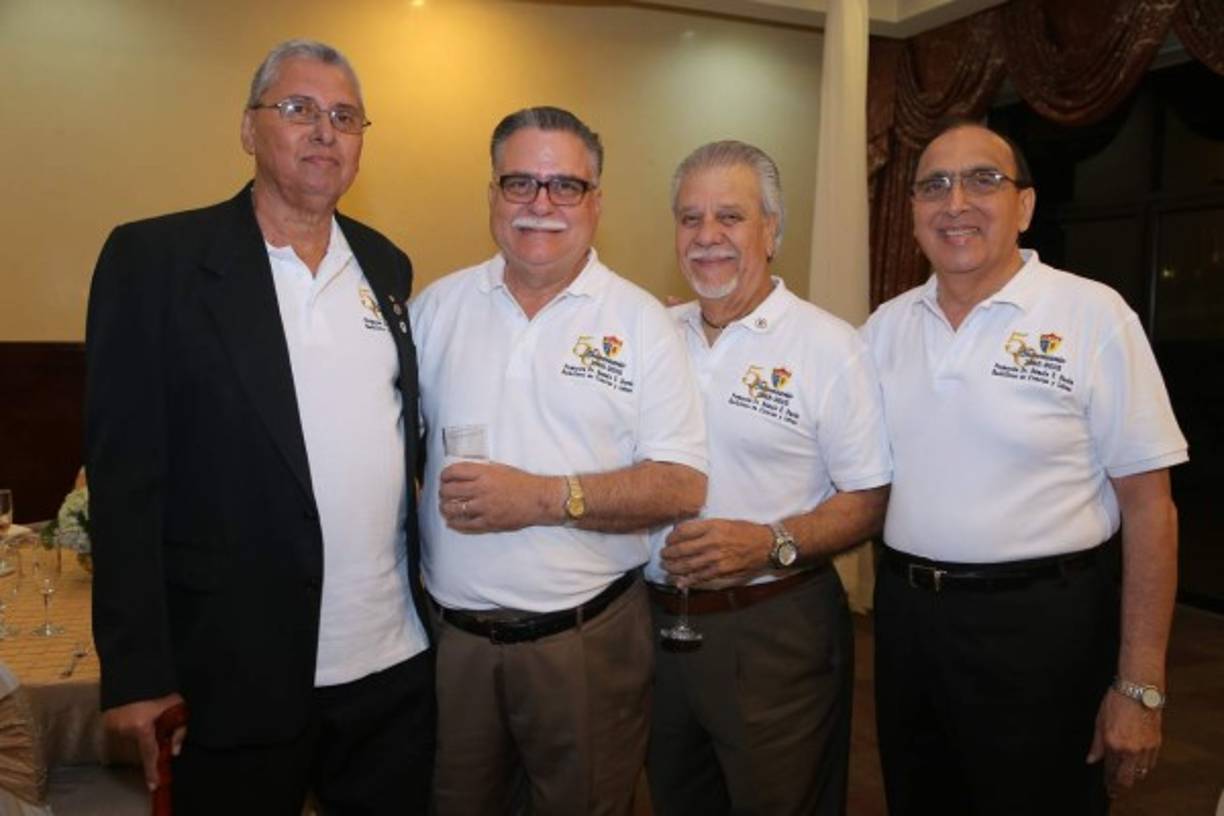 Jesús Anduray, Italo Tugliani, Edgardo Pérez y Farid Handal.