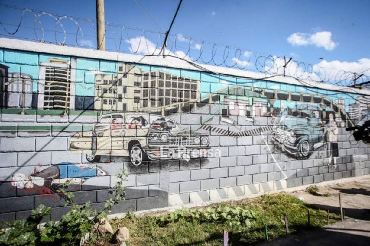 Los hechos criminales y la lucha por el poder también se reflejan en los murales de las pandillas hondureñas.