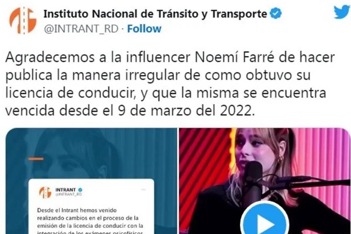 Policías le dan la licencia de conducir a influencer “por linda”