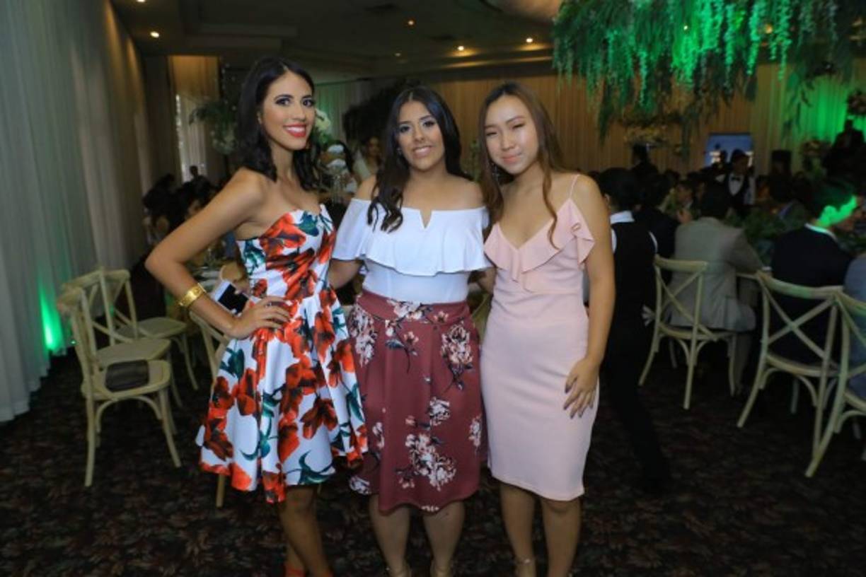 Alejandra Yuja, María Torres y Sabrina Lee.