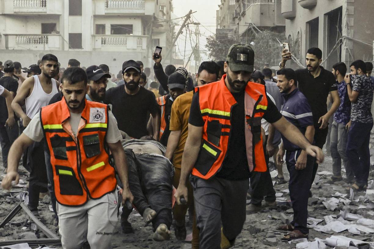 El 17 de octubre, un bombardeo en un hospital de Gaza dejó al menos 471 muertos, según el ministerio de Salud de Hamás.