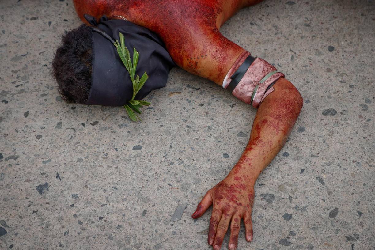 En los últimos tres años, las autoridades locales de San Fernando de Pampanga, donde se encuentra San Pedro Cutud, han cancelado las recreaciones en la cruz debido a la covid-19.