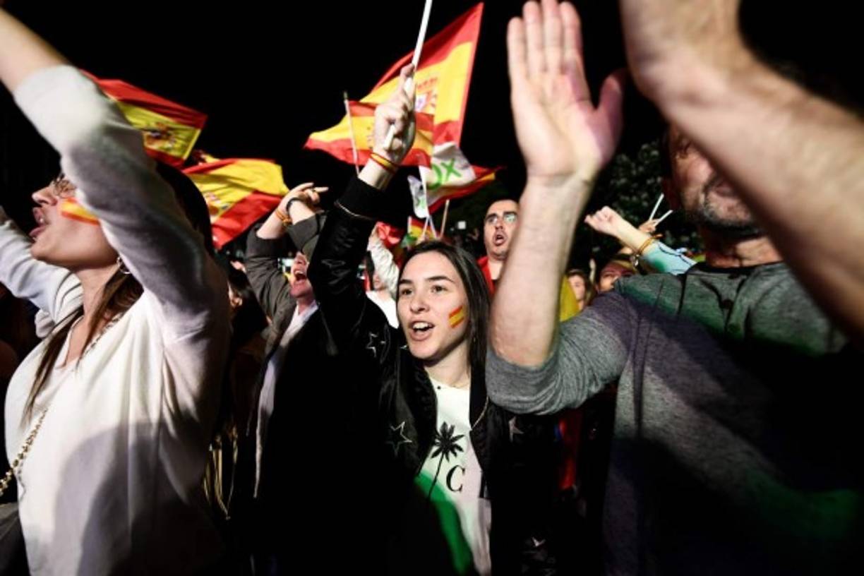 Los ultraderechistas de VOX obtuvieron cerca del 75.79 % cuando había el 80% escrutado.<br/>