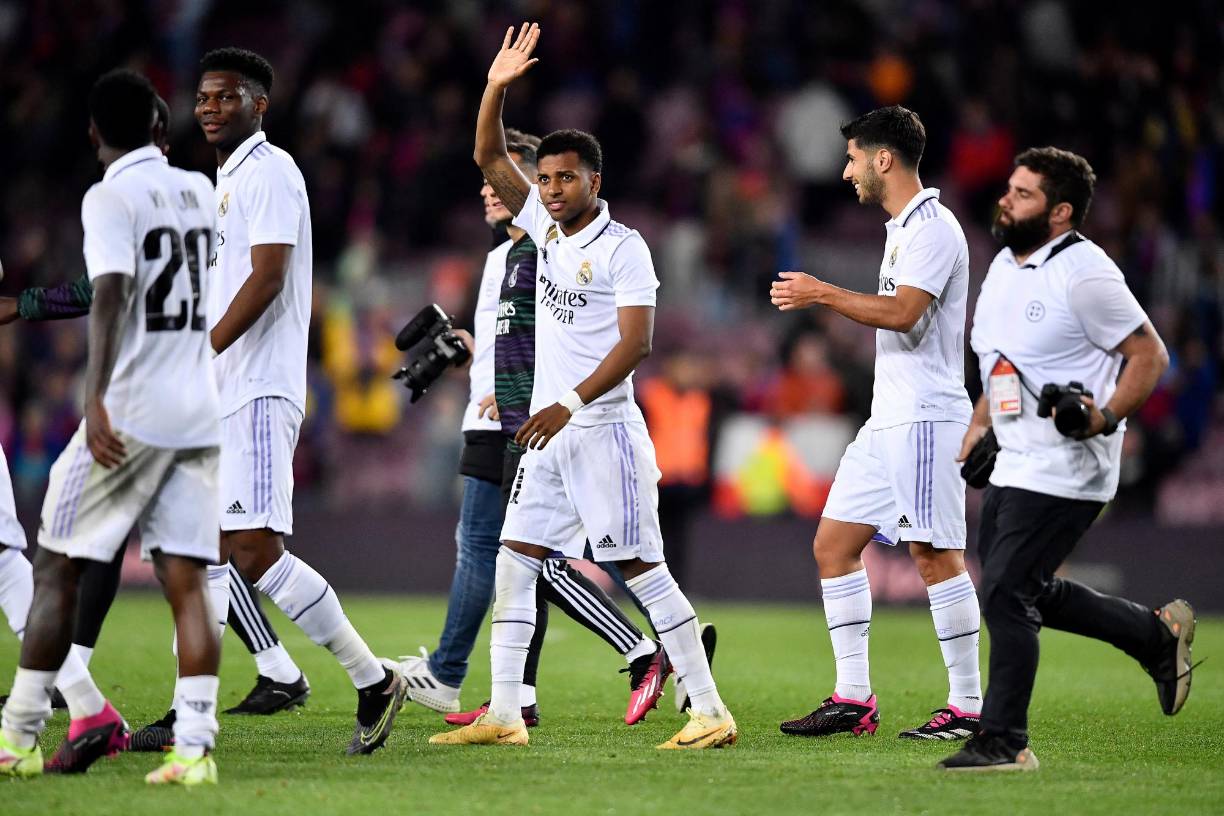 Rodrygo busca la corona de la Copa del Rey y lo dejó saber en los festejos en el Camp Nou.