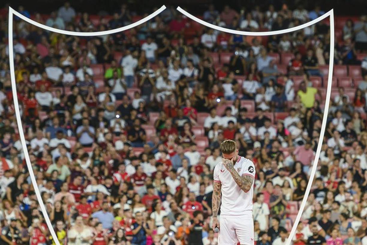 Así fue la emotiva presentación de Sergio Ramos en su regreso al Sevilla.
