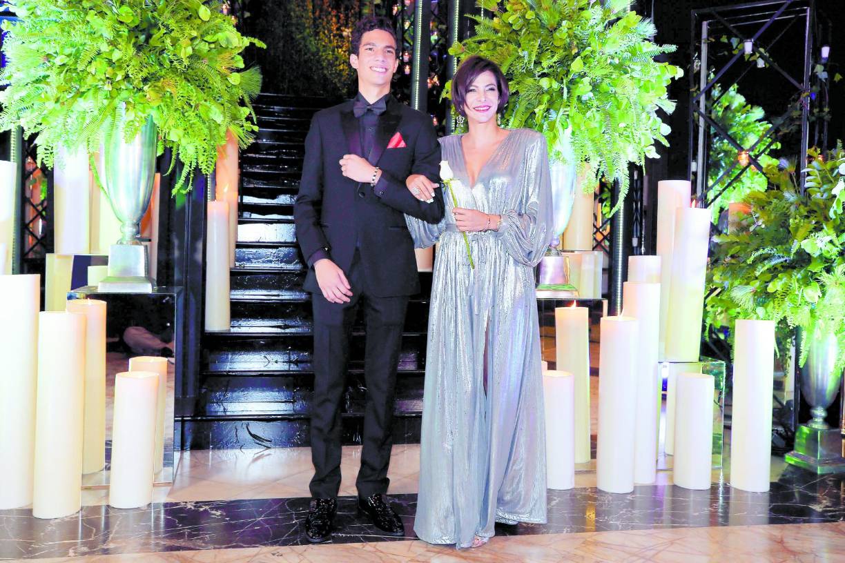 Rubén Villeda y Gracia Kafati.