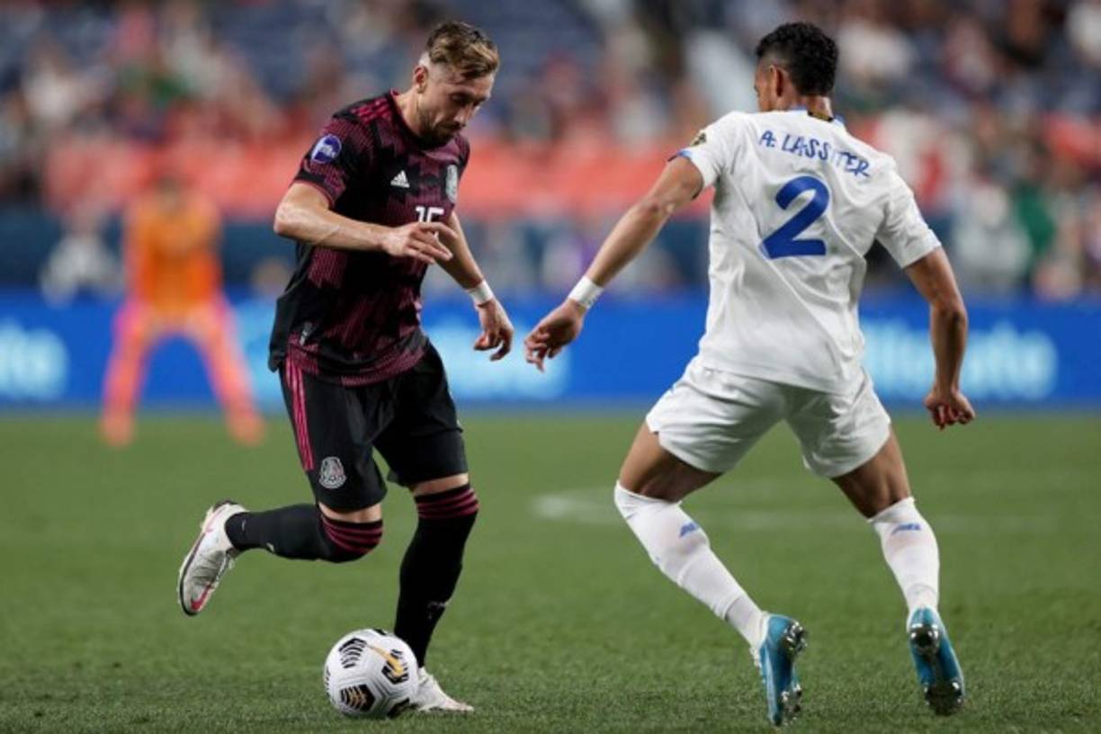 Héctor Herrera: Mediocampista de la selección de México. Foto AFP.
