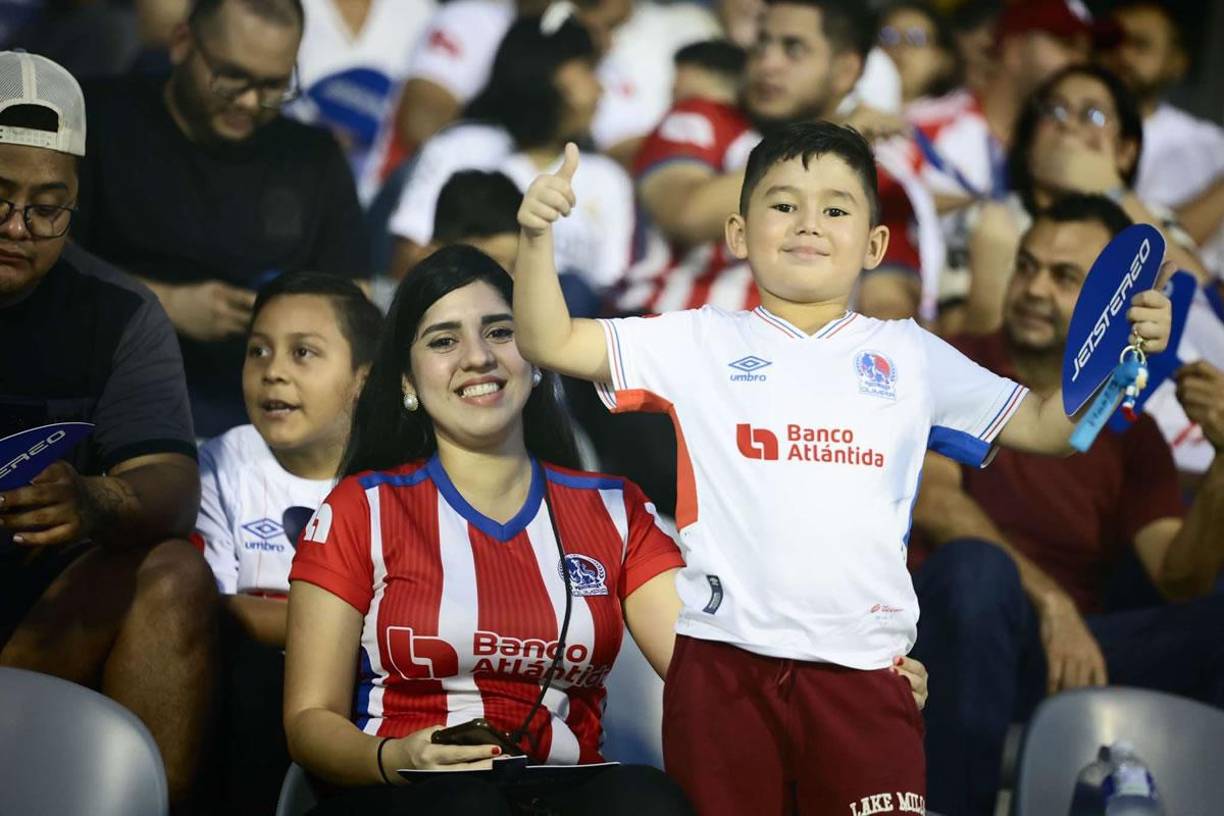 Los aficionados olimpistas volvieron a sonreír en la Liga Nacional.