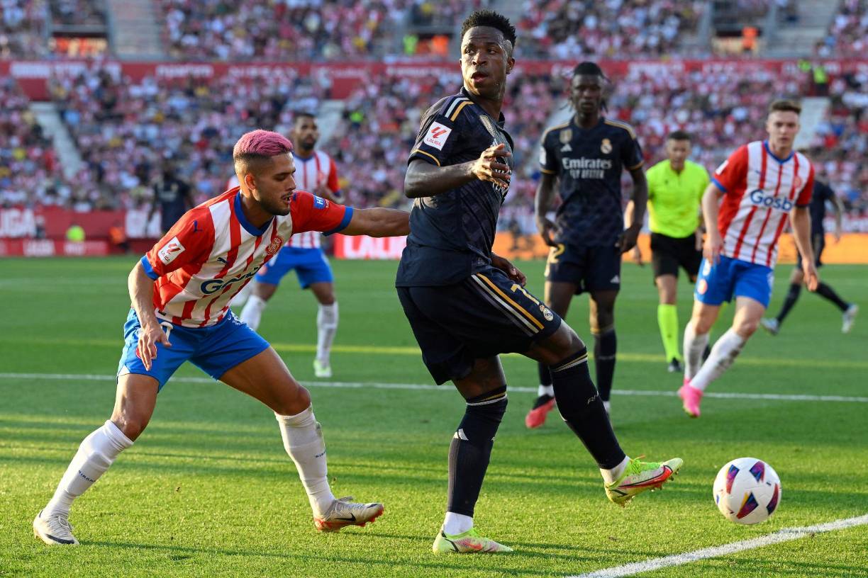 Para este duelo, Vinicius regresó a la titularidad con el conjunto blanco tras su lesión.