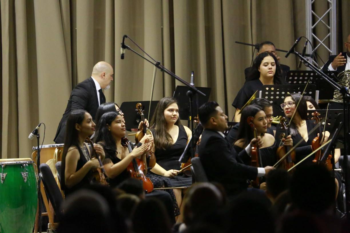 En fotos: así se vivió el segundo concierto de la Orquesta Sinfónica del Valle de Sula