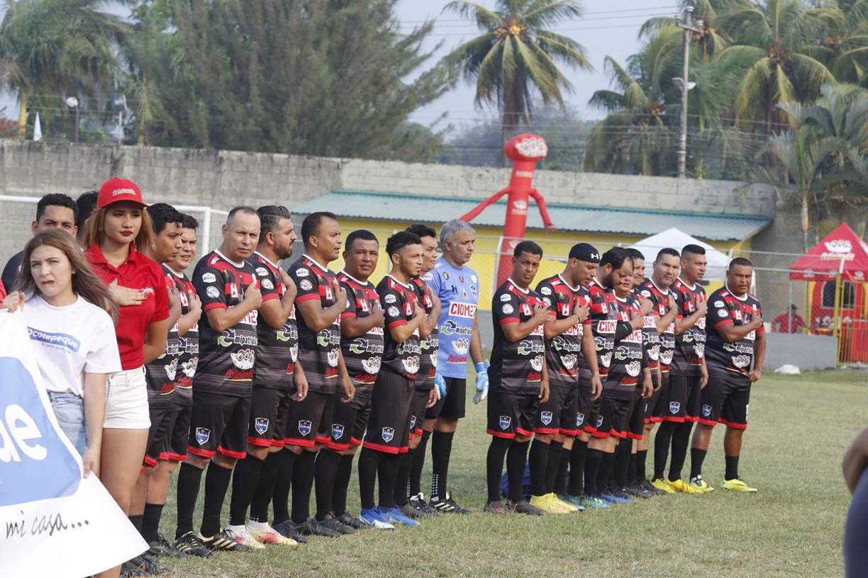 Este fue el equipo de la Selección de veteranos de El Progreso.