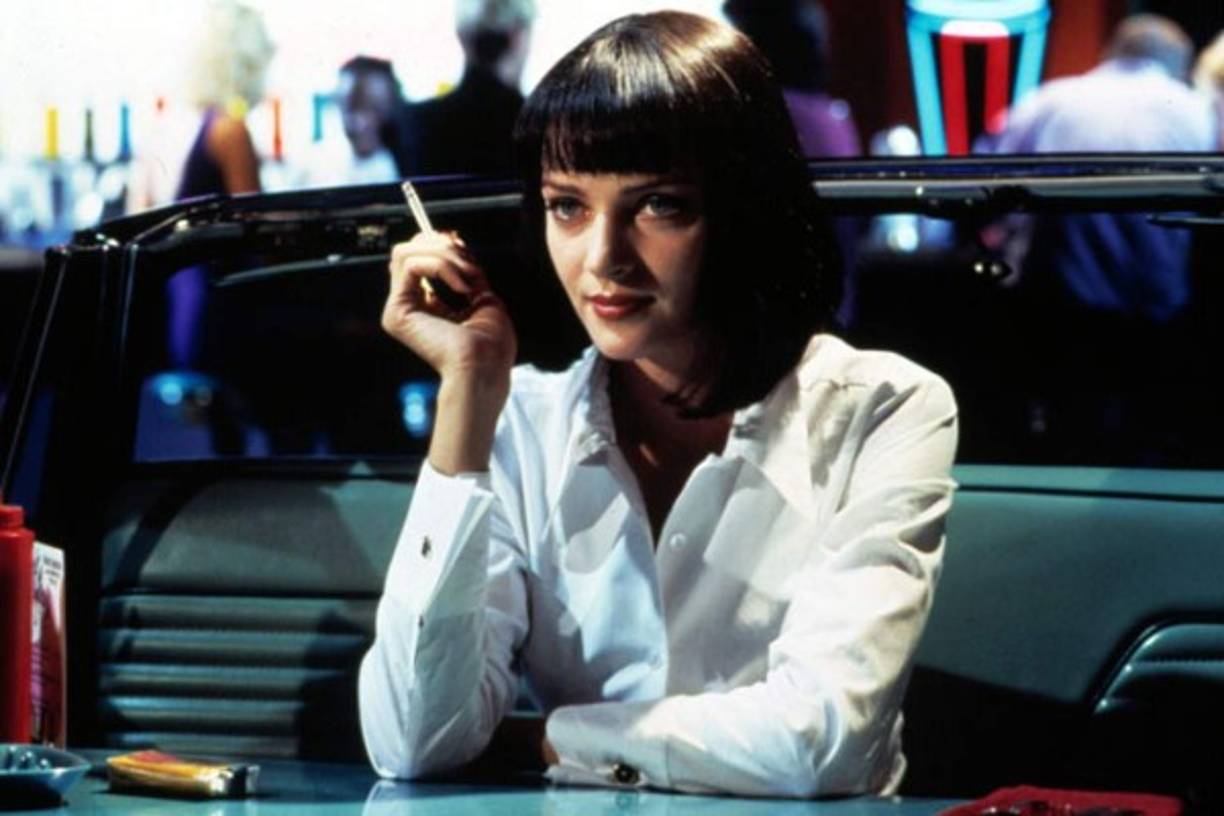 Uma Thurman<br/><br/>Esta rubia y esbelta actriz se convirtió en uno de los grandes íconos de la belleza de los años 90’, gracias a su personaje de Mia Wallace, la cocainómana y sexy femme fatale noir que metía en problemas al personaje de John Travolta en “Pulp Fiction”, la película de 1994 de Quentin Tarantino.