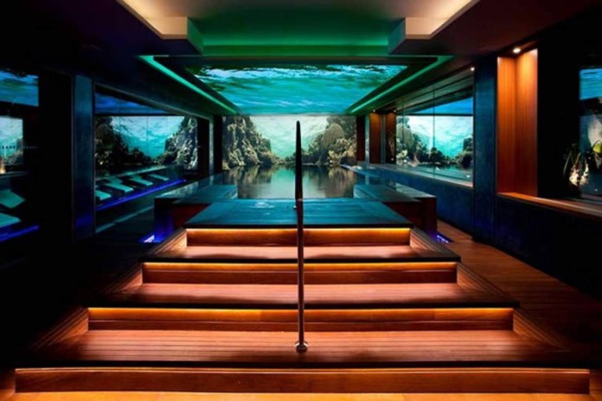 Así es la entrada a la zona del spa.