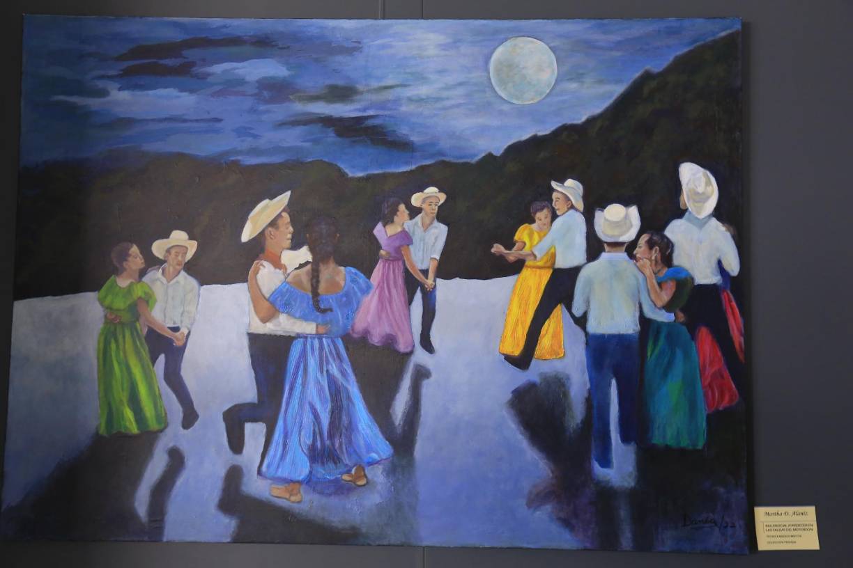 ”Bailando al atardecer en las faldas del Merendón”, por Martha Dania Alaniz. 