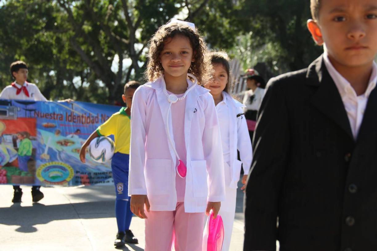 Una pequeña enfermera. 