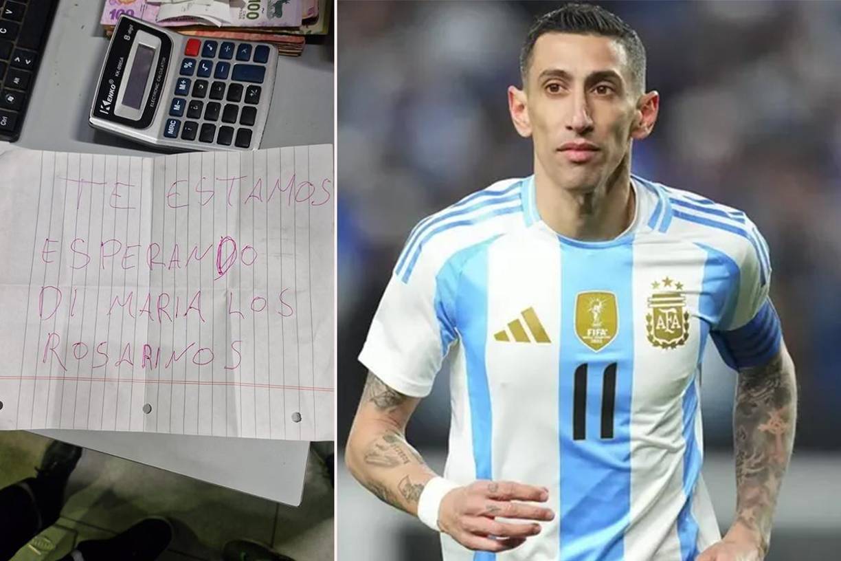  “Te estamos esperando, Di María. Los rosarinos”, fue uno de los mensajes para el jugador.