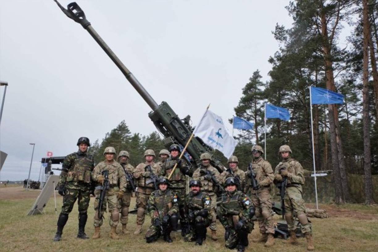 Soldados de Polonia se unieron al despliegue de la OTAN en ese país.