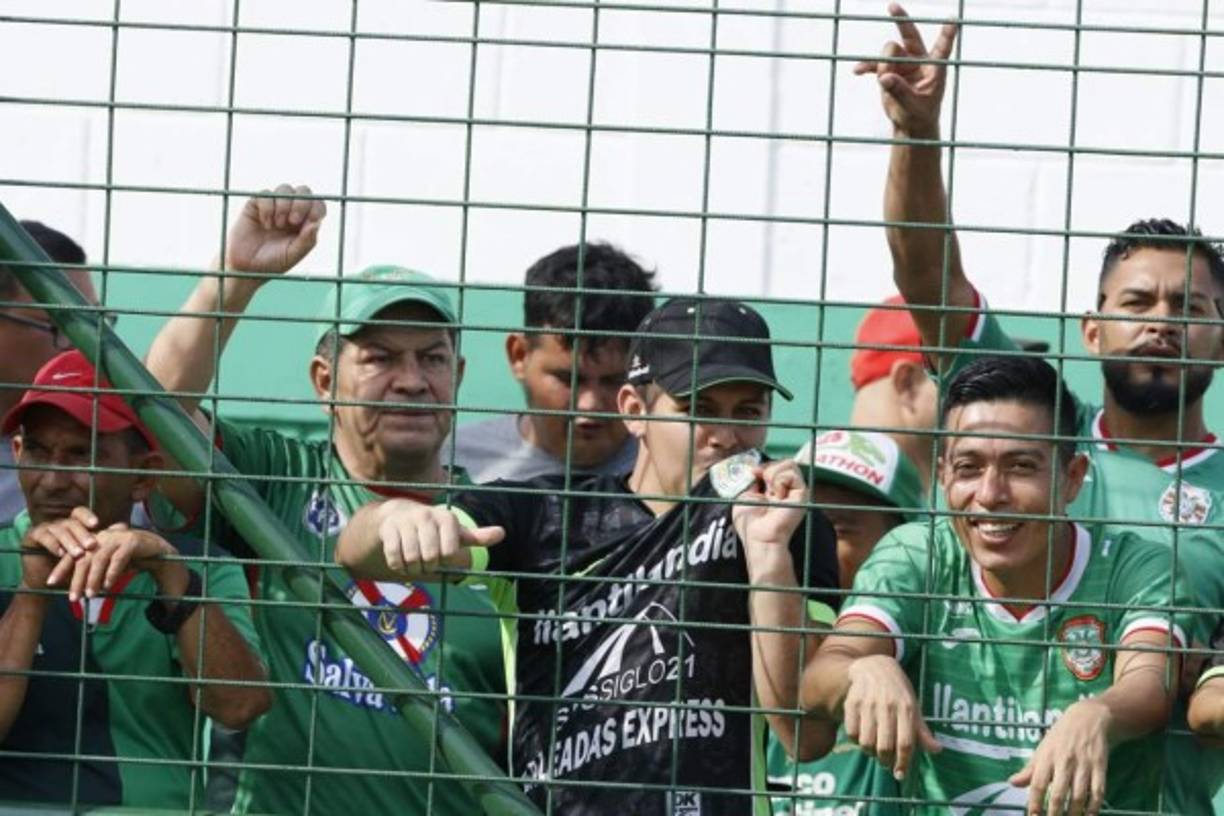Los aficionados del Marathón respondieron al llegar en una buena cantidad al estadio Yankel Rosenthal.