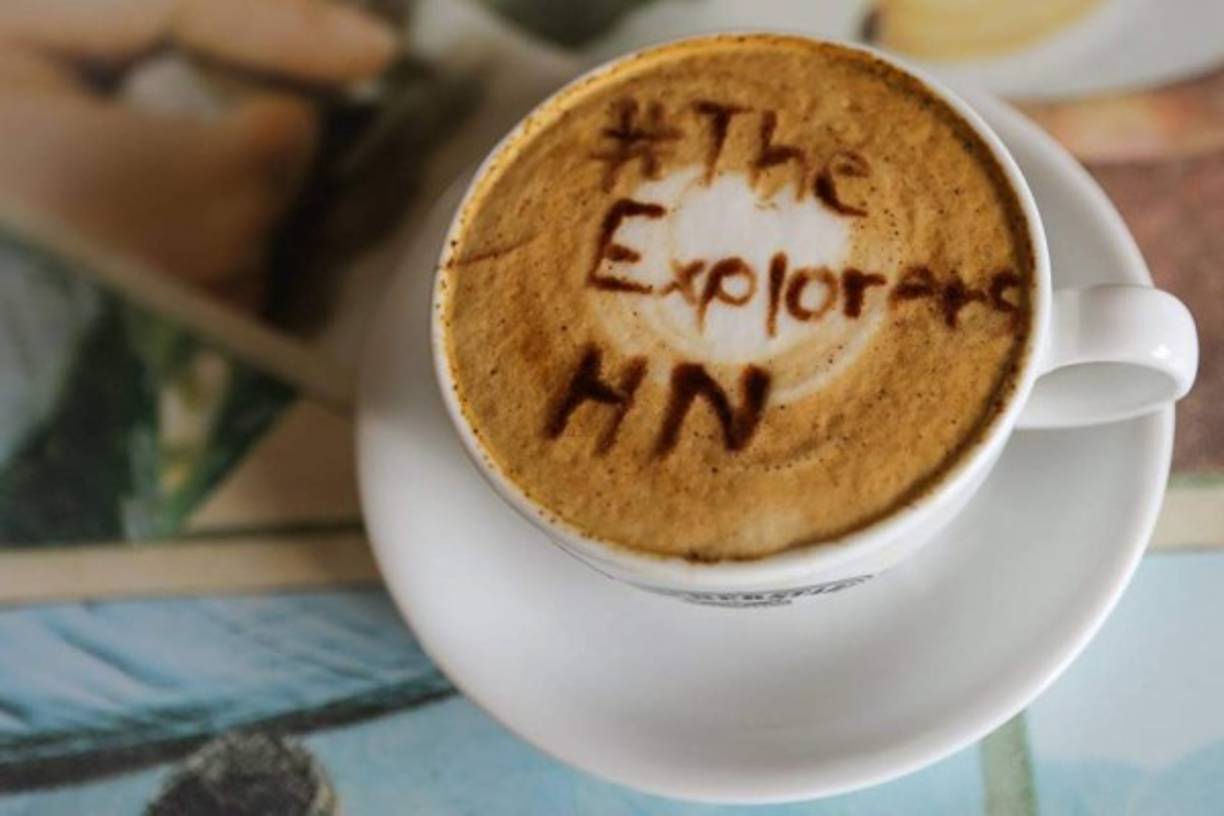 Los documentalistas disfrutaron del mejor café hondureño.