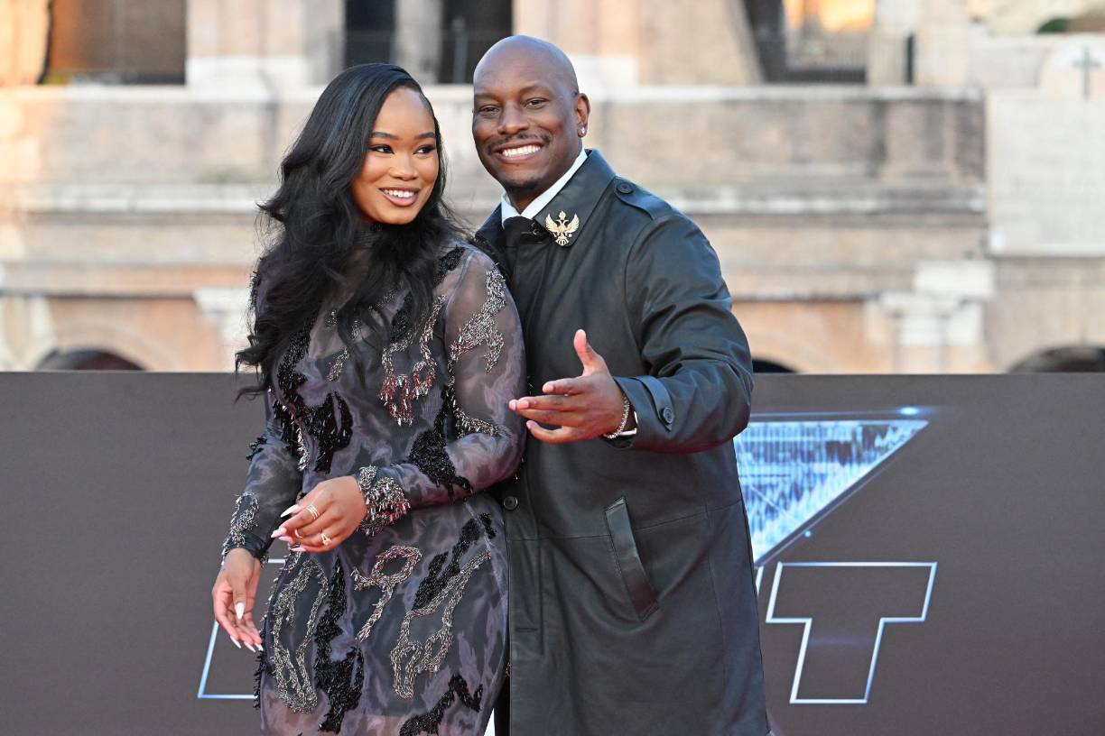 Tyrese Gibson llegó acompañado de su pareja, Zelie Timothy.