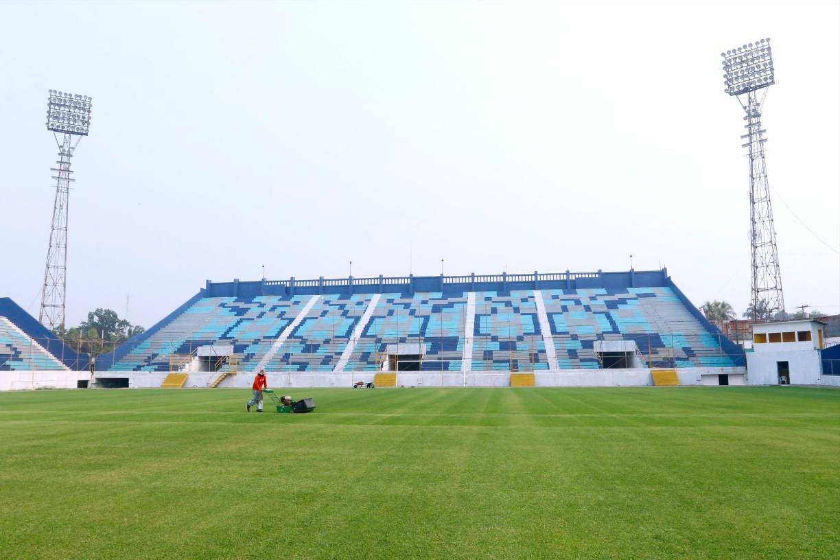 Una mirada espectacular del estadio Morazán.