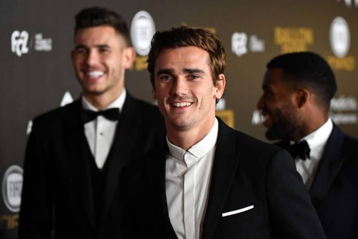 Griezmann llegó muy sonriente a la Gala.
