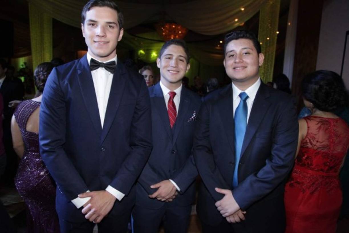 Francisco Ruiz, Andrés Gonzales y Alessio López.