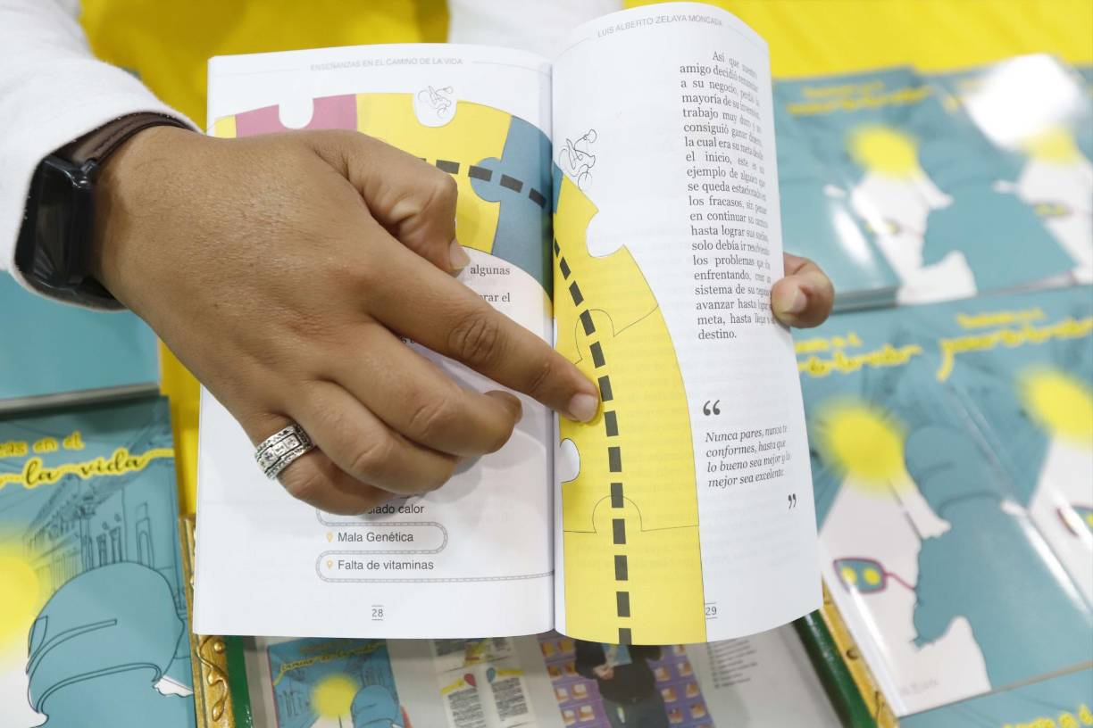 ”Nunca pares, nunca te conformes, hasta que lo bueno sea mejor, y lo mejor sea excelente” es una de las frases que muestra de su libro. 