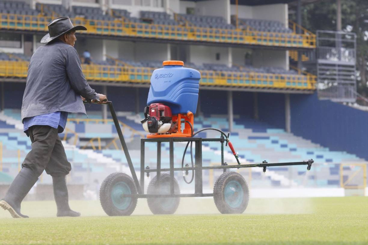El Estadio Morazán de San Pedro Sula vivirá una fiesta y con los últimos retoques lucirá sus mejores galas para el Honduras vs México el próximo 15 de noviembre.