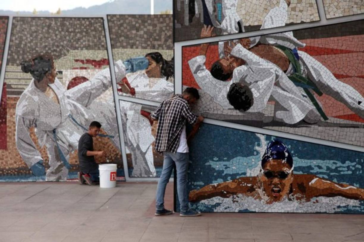 Se estima que usaron más de 280,000 teselas y cada una está tallada a mano.