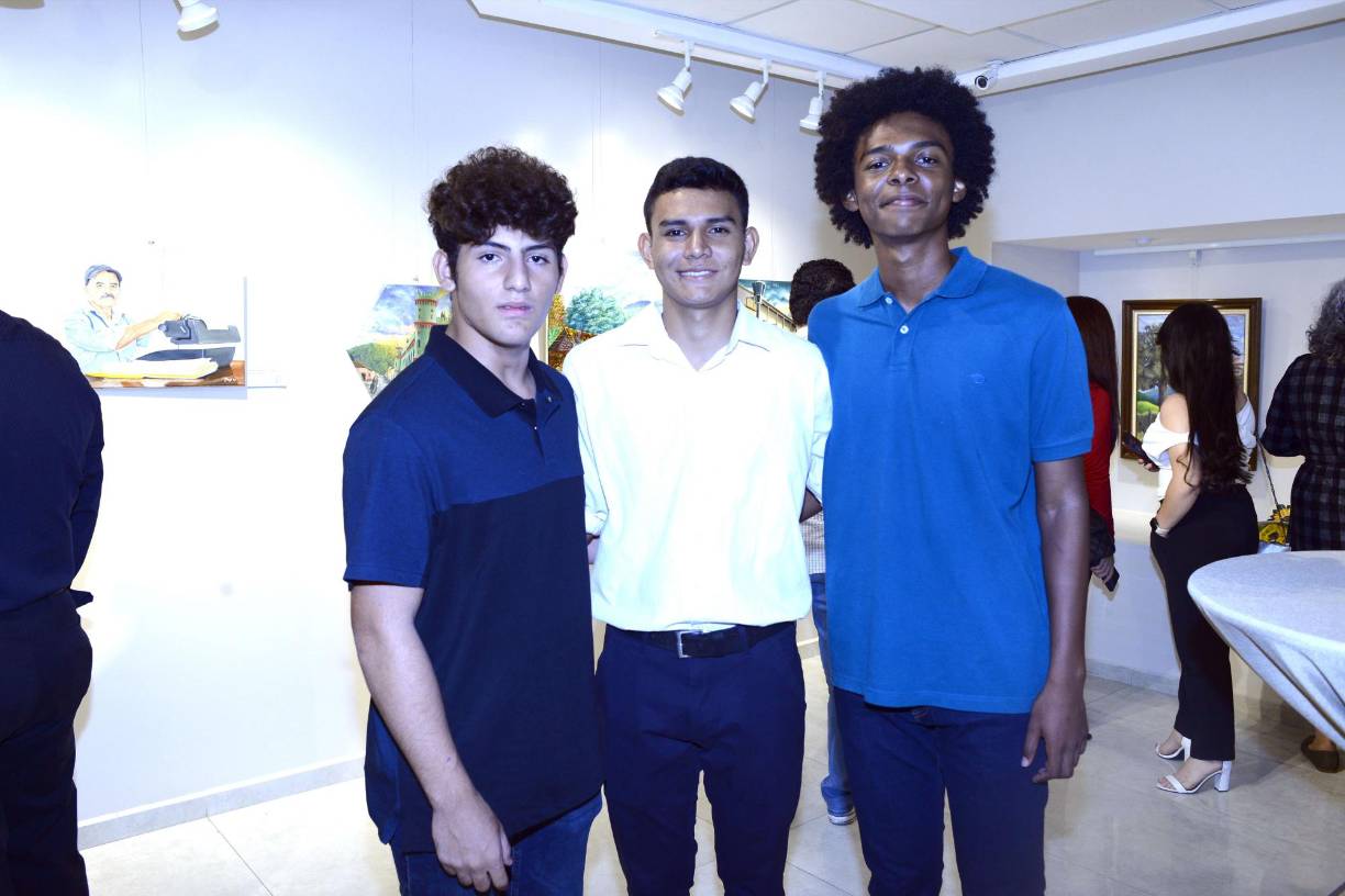 Andrés Regalado, Jahir Borjas y Milton Güity 