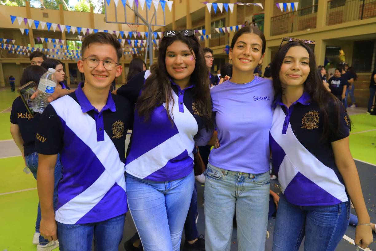 Sebastián Dubón, Mariana Fúnez, Cecilia Ziruolo e Isabella Membreño