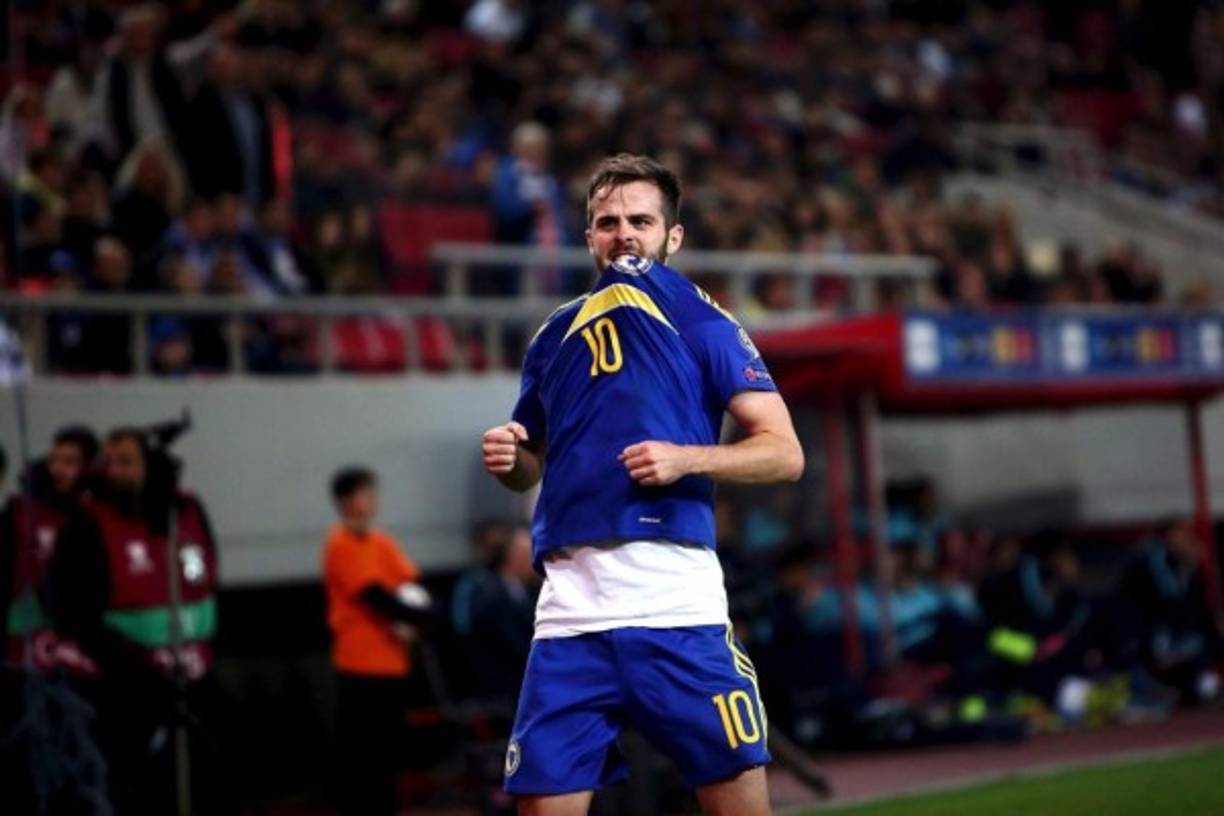 Miralem Pjanic (Bosnia / Juventus): Un gran jugador en el centro del campo, gran disparo de media distancia y enorme calidad.