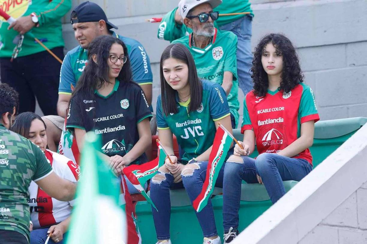 La afición del Marathón se dio cita en el estadio Yankel Rosenthal para celebrar el aniversario 98 del club y el triunfo ante la UPN.