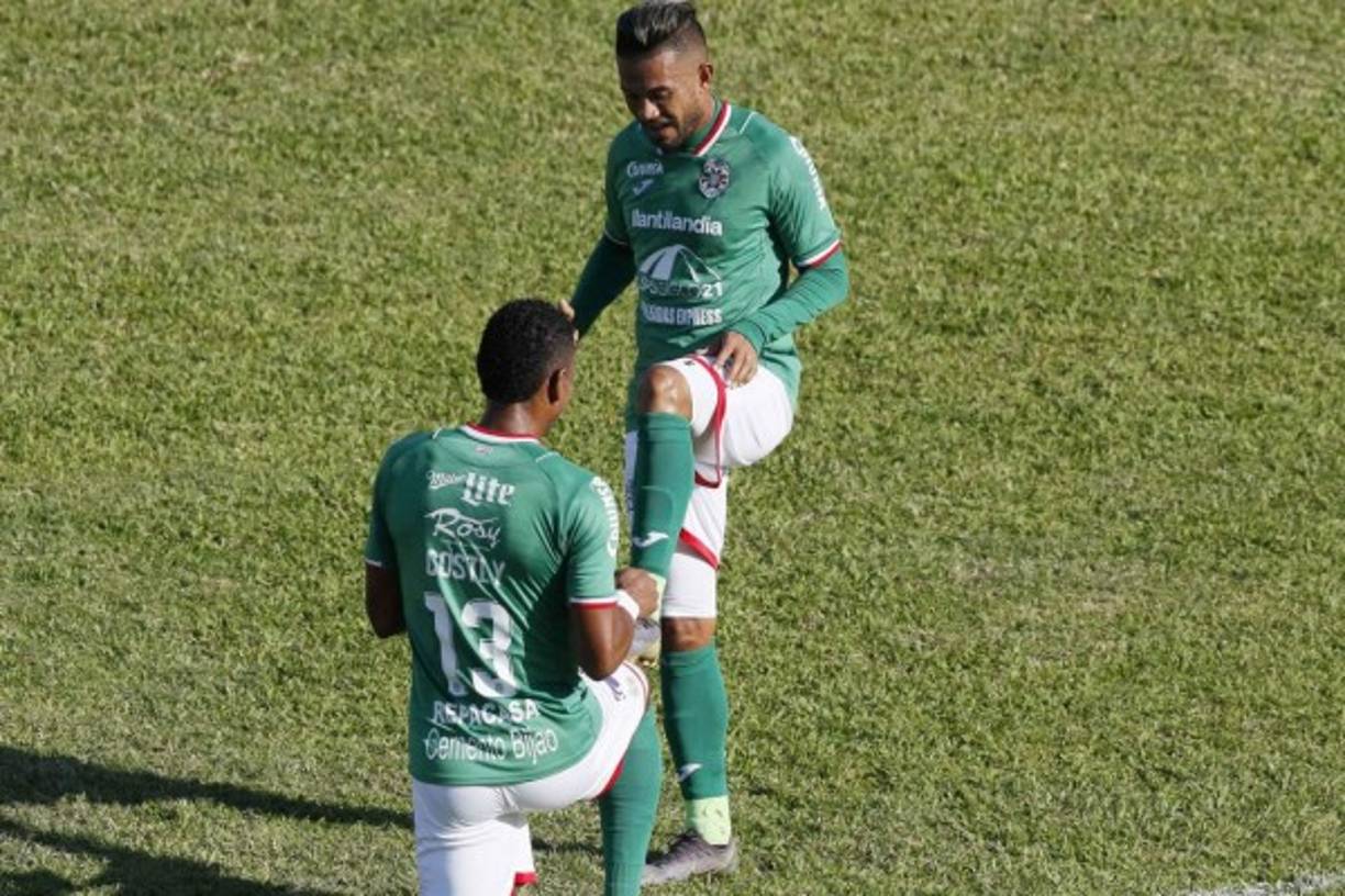 Carlo Costly le sacó brillo a la zurda goleadora de Carlos Discua.