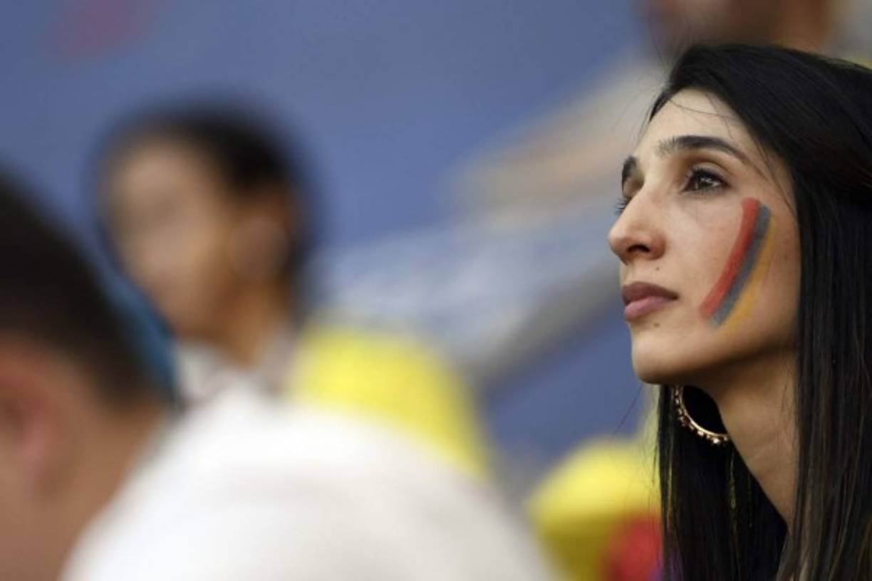 La colombianas también han mostrado su belleza en Rusia 2018. Foto AFP