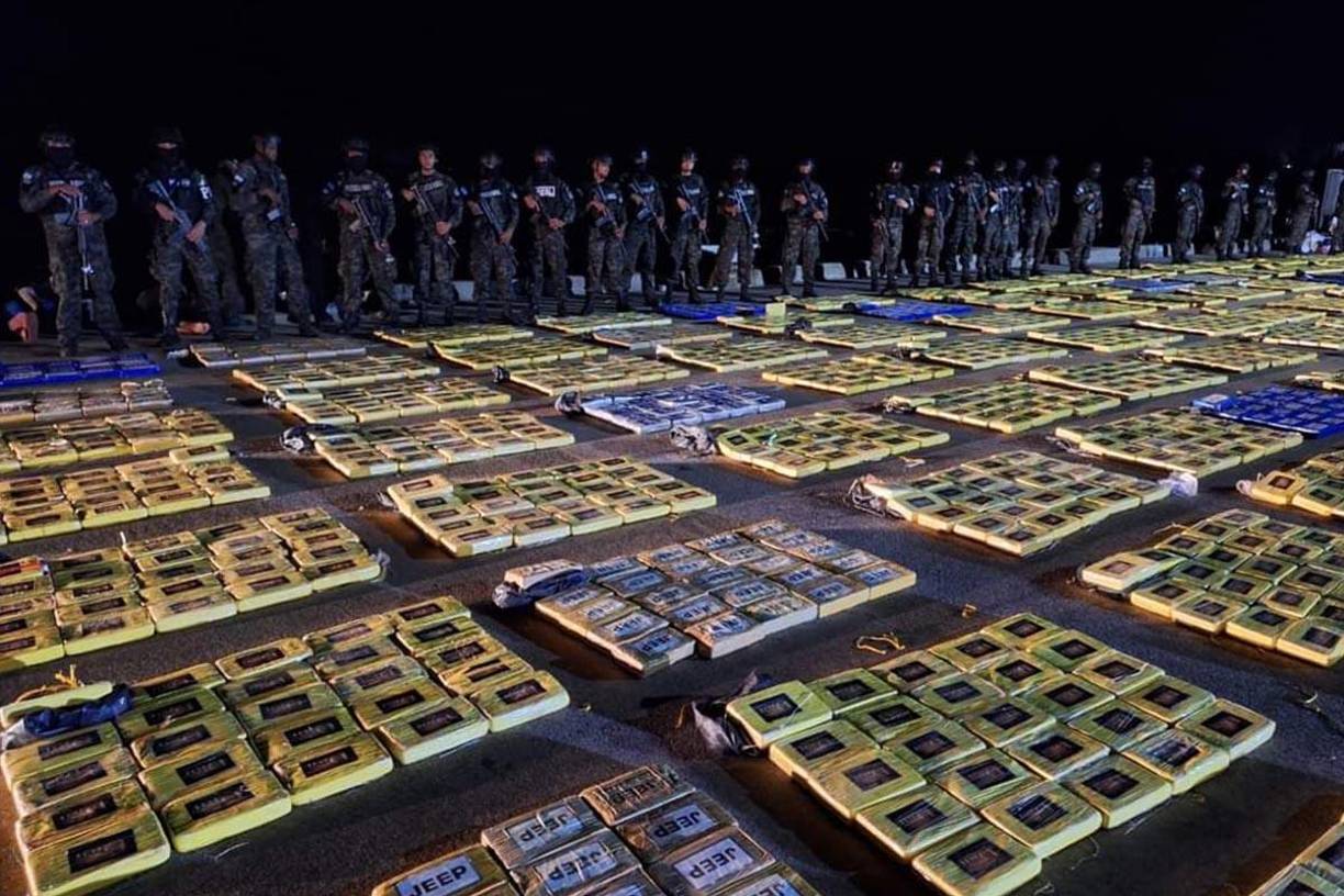 Destruyen 500 kilos de cocaína incautados a tres colombianos