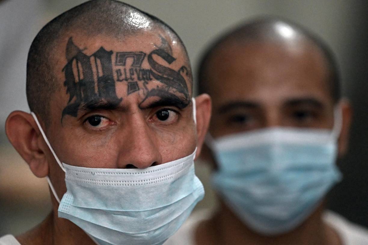 “Cuando uno es niño, cualquiera le da mentiras, lo endulza y uno cae en un error, y cuando uno ya va creciendo (...) se viene a dar cuenta”, declara a la AFP Nelson Velásquez, de 37 años, que tiene tatuado en su cabeza “MS-13” (Mara Salvatrucha).