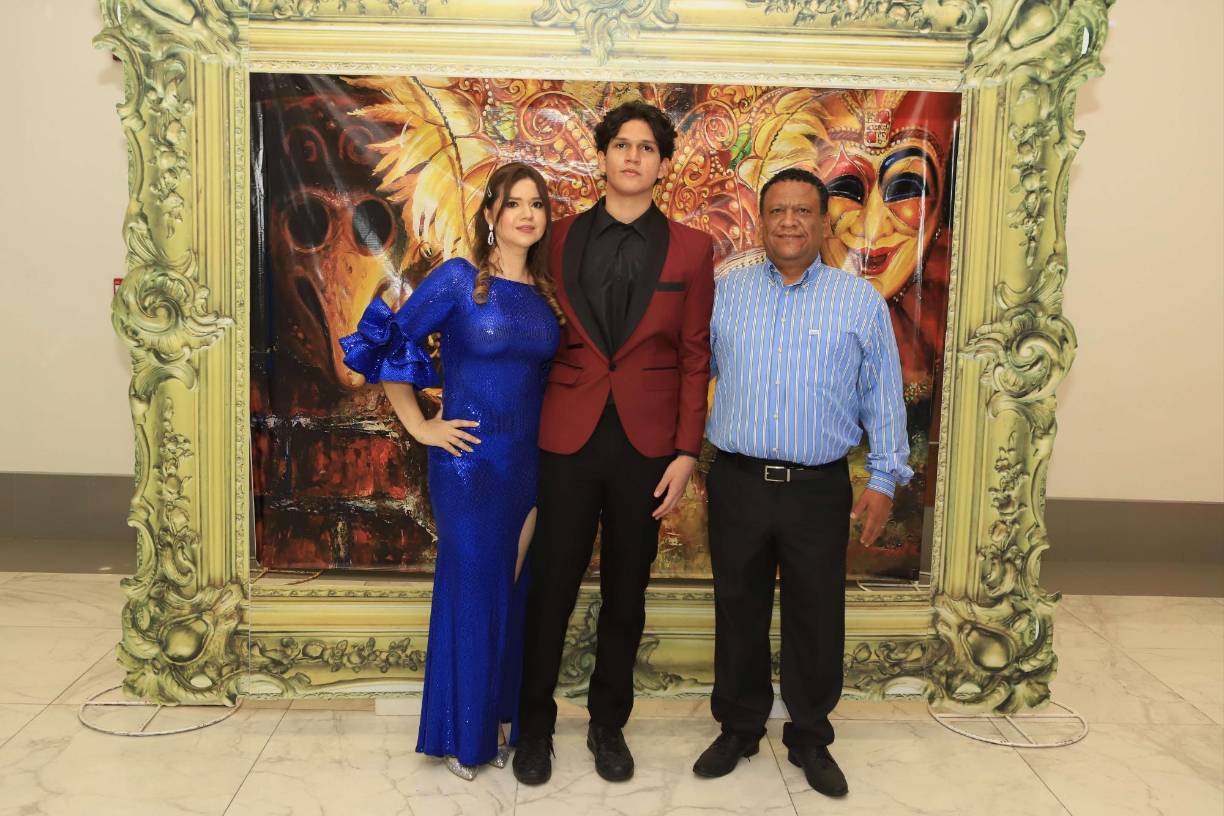 Karla Aguilar, Andrés Matute y Geovany Matute