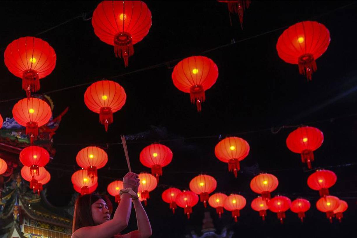 Festivales de linternas en Beijing.