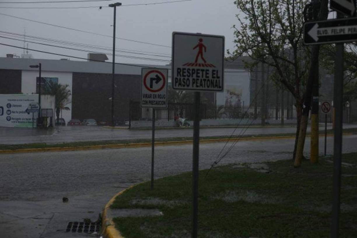 Tras varios días de fuerte sol, las lluvias regresaron con fuerza.