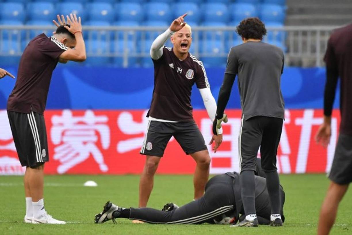 Los jugadores saltaron al entrenamiento en modo 'Sayayín'.<br/>