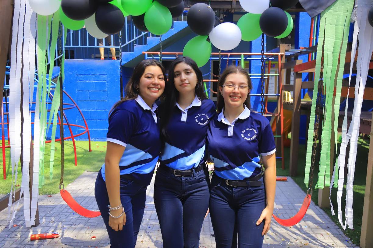 Celeste García, Allison Pinto y Pamela Mejía