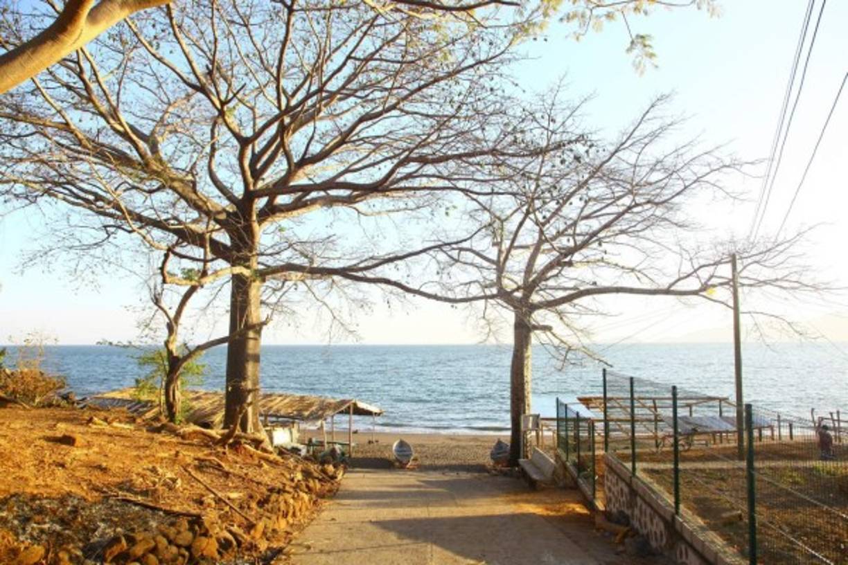 Un paisaje bonito, así son las estampas de Amapala.