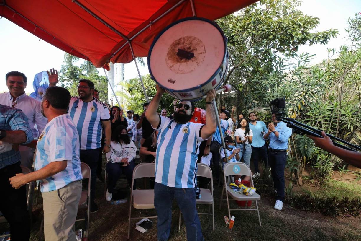 Quienes llevaron sus instrumentos para mejorar el ambiente.