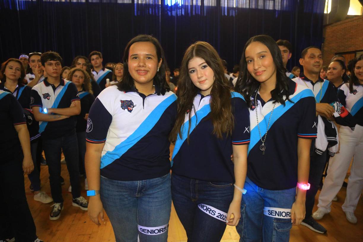 Marcela Martínez, Leda Rombolá y Mía Pineda